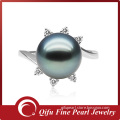 Factory handmade 18k crown style original design pearl ring for party